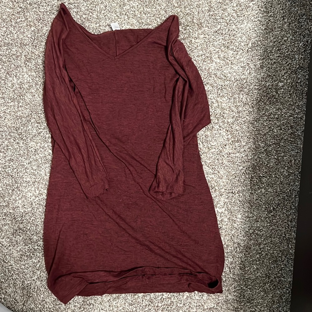 3/4 sleeve swing dress